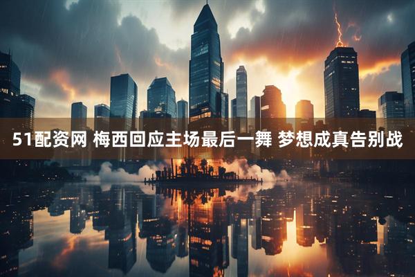 51配资网 梅西回应主场最后一舞 梦想成真告别战