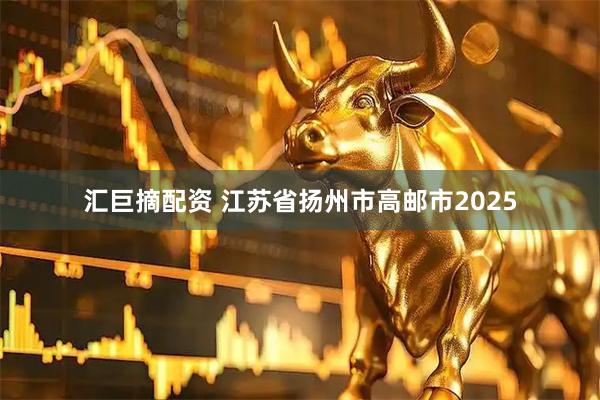 汇巨摘配资 江苏省扬州市高邮市2025